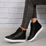 Nomi | Casual hoge sneakers voor dames met rits - stevig en modieus