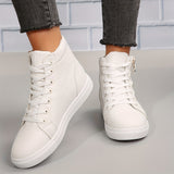 Nomi | Casual hoge sneakers voor dames met rits - stevig en modieus