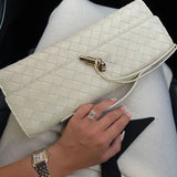 Isla | Zwarte Geweven Leren Schoudertas – Moderne Luxe