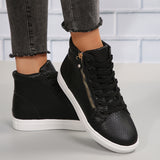 Nomi | Casual hoge sneakers voor dames met rits - stevig en modieus
