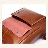 Meliora | Vintage Bruin Leren Rugzak – Klassiek, Duurzaam & Stijlvol