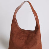 Evie | Minimalistische Vegan Suede Hobo Tas – Tijdloos & Chic
