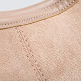 Evie | Minimalistische Vegan Suede Hobo Tas – Tijdloos & Chic