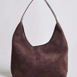 Evie | Minimalistische Vegan Suede Hobo Tas – Tijdloos & Chic